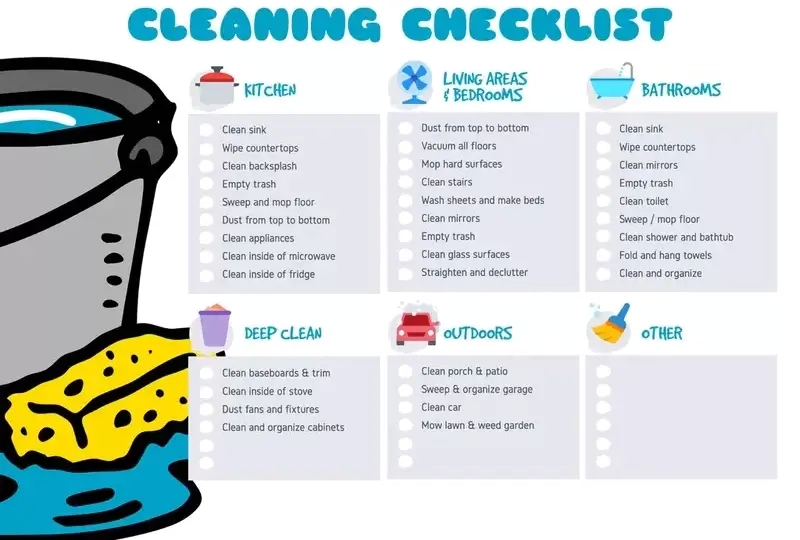 Custom Cleaning Schedule